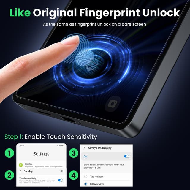 Detalle de WSKEN Galaxy S26 5G privacy screen 9H+ glass