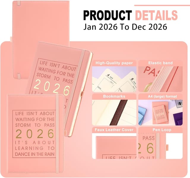 Thumbnail 4 de MLjtoyo Agenda 2026 A4, 1 jour par page