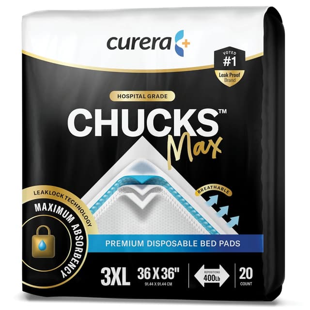 Detalle de Curera Chucks MAX underpads for adults