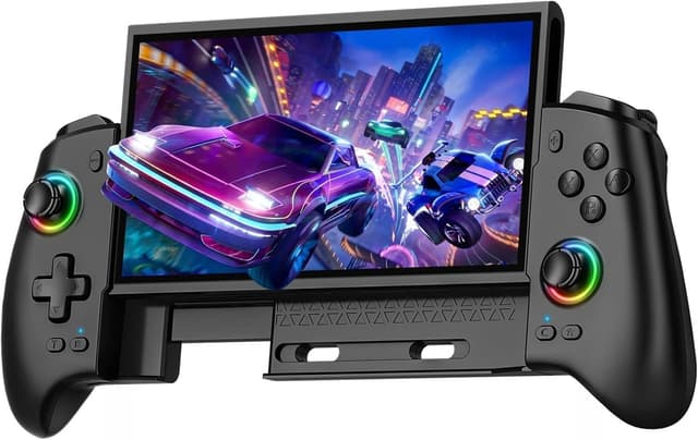Detalle de ZRZLMVP Wireless Switch Pro Controller for Switch 2 / Switch 1 / Switch OLED with Hall Effect Joysticks, 16 RGB and Turbo