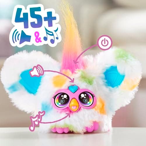 Thumbnail 9 de Hasbro Furblets Loo-Lay peluche interactivo blanco 🎎