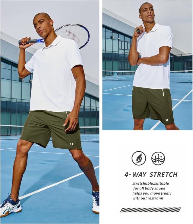 Detalle 2 de NORTHYARD Men’s Running Athletic Shorts (5”, 7”, or 9”) — Quick-Dry, Linerless Workout & Gym Short