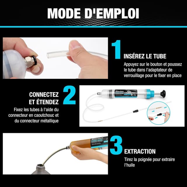 Thumbnail 6 de DURATECH Seringue a Huile 500ml pour atelier đź›