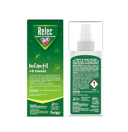Detalle 2 de Relec Spray Antimosquitos para Niños 100 ml