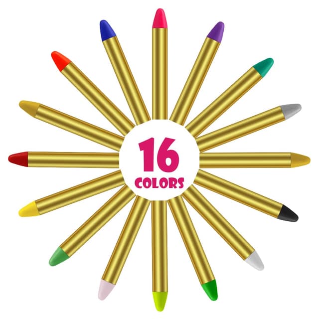 Thumbnail 1 de ACWOO 16 Farben Halloween Schminke 🎨