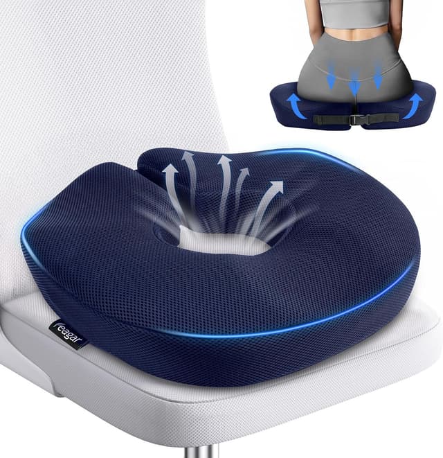 Imagen de Feagar Ciambella per sedersi cuscino ortopedico in memory en OfertitasTOP