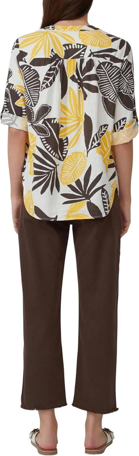 Detalle 2 de s.Oliver Bluse aus Leinenmix mit 3/4-Ärmeln