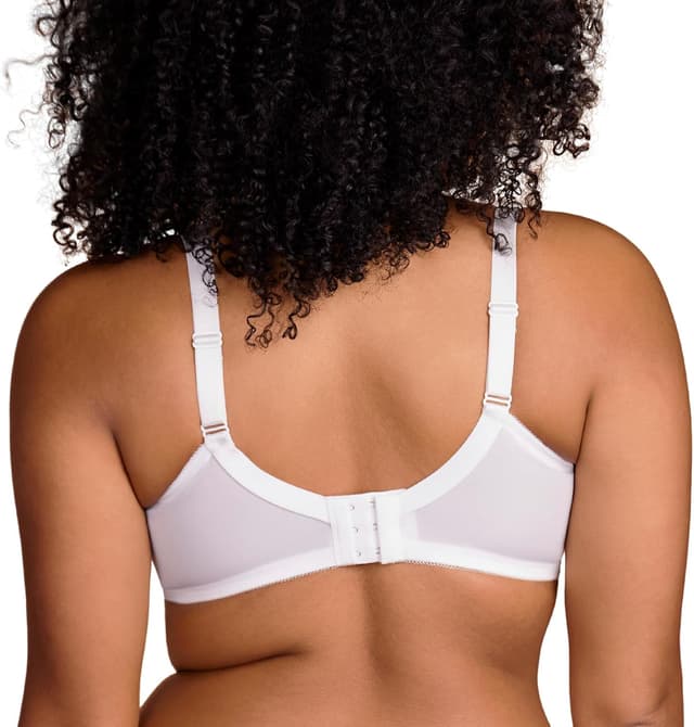 Detalle de HSIA Minimizer Lace Underwire Bra (Enchante) – Full Coverage Plus Size Floral Lace