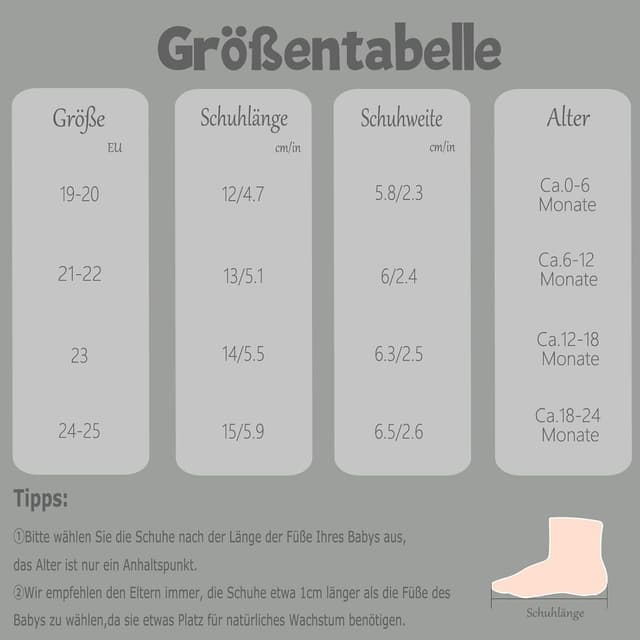 Thumbnail 5 de YIHAKIDS Krabbelschuhe Baby Lauflernschuhe