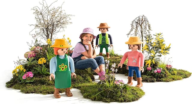 Thumbnail 2 de LECHUZA Gärtnerin 2021 Osteredition 62,5 cm Rosa/Grün