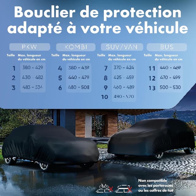 Thumbnail 4 de WALSER Bâche Voiture Taille 7 🛡