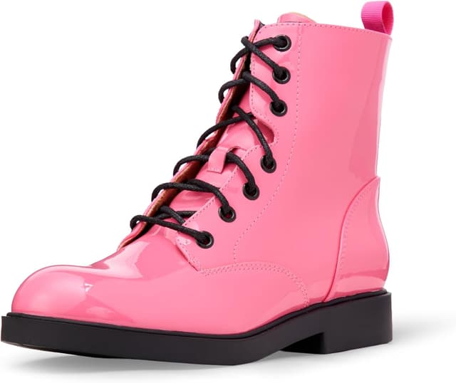 Detalle de Amazon Essentials Girl’s Combat Boots With Zip