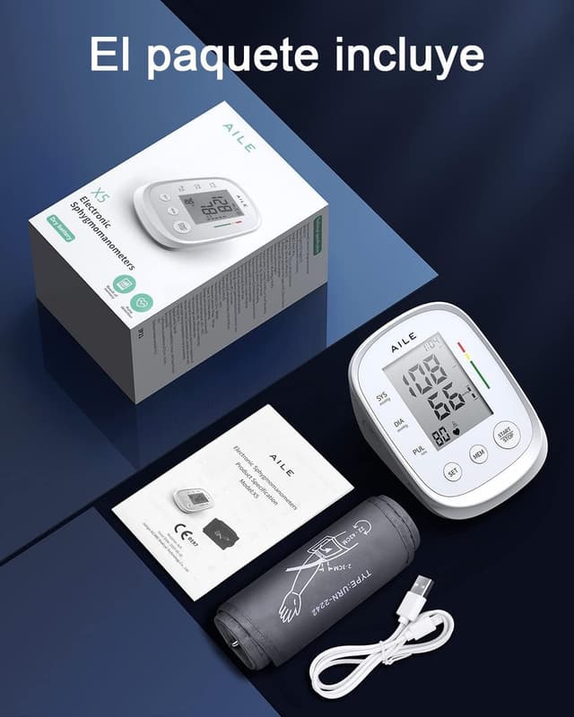 Thumbnail 6 de AILE Tensiómetro de Brazo Digital 22–42 cm