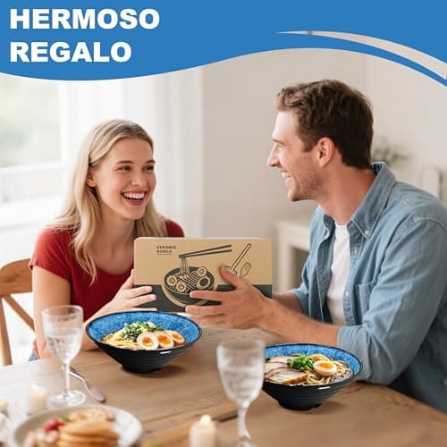 Thumbnail 5 de Ensemble de 4 bols ramen 8 pouces céramique ⚙