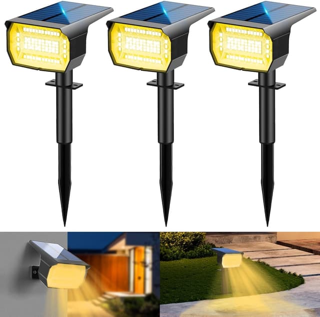 Detalle de LOTMOS solar spot lights 72 LED