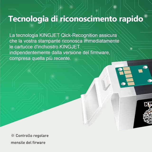 Detalle de KINGJET PGI-580 / CLI-581 XXL cartucce d’inchiostro compatibili per Canon Pixma serie TS e TR