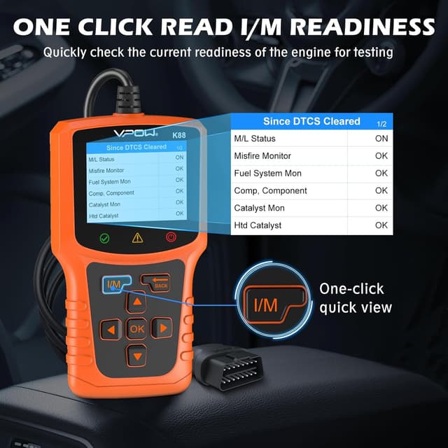 Thumbnail 5 de OBD2 Code Reader Live Data Scanner for Cars