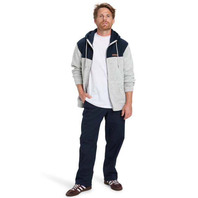 Detalle de Quiksilver Keller Block Zip: sudadera con cremallera y capucha para hombre