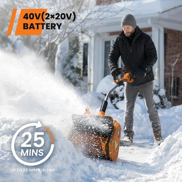 Thumbnail 3 de Gogonova 2x20V Akku-Schneefräse 35 cm