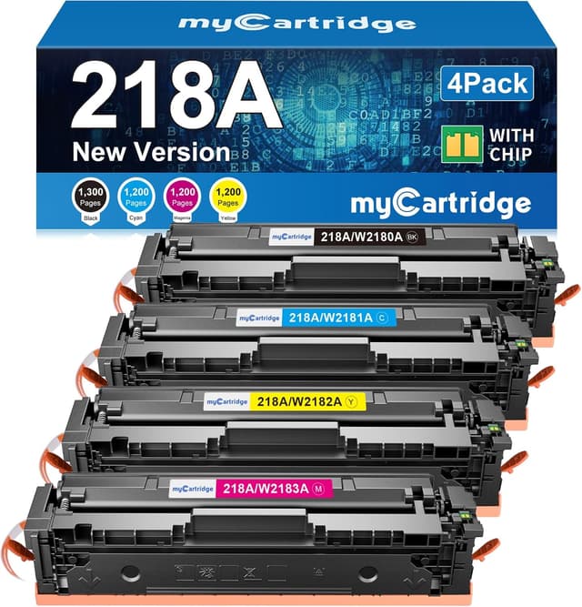 Detalle de HP 218A Compatible Toner 4-Pack, High Yield 🖨