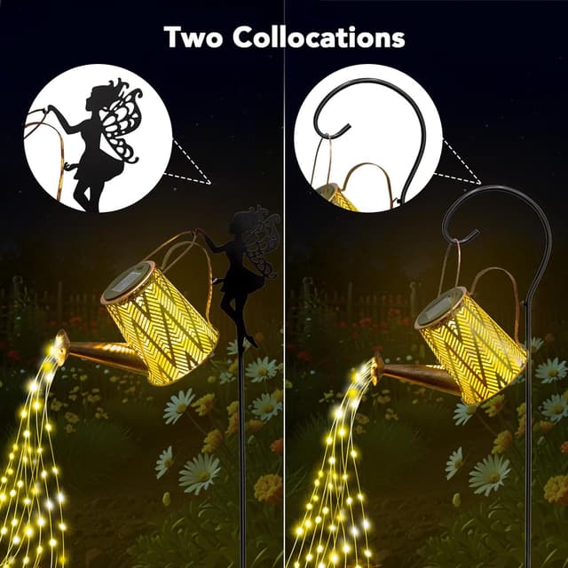 Detalle 2 de GLOBAL GOLDEN Solar watering can lights