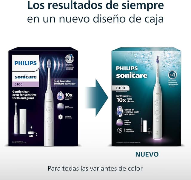 Thumbnail 5 de Philips Sonicare 6100: Cepillo eléctrico sónico con tecnología avanzada 🦷