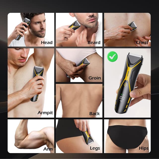 Detalle 2 de Favrison Body Hair Trimmer with IPX7
