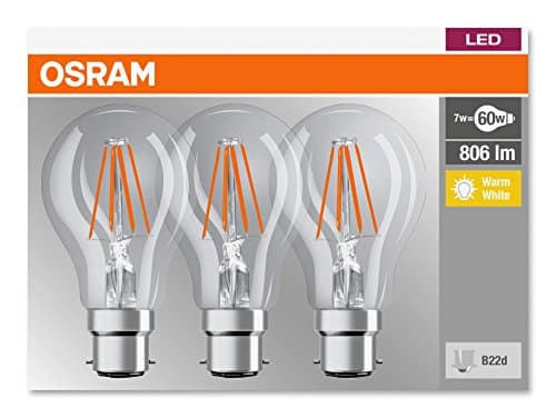 Thumbnail 2 de Osram 819498 Bombilla LED B22d, 7 W, 3 Pzas