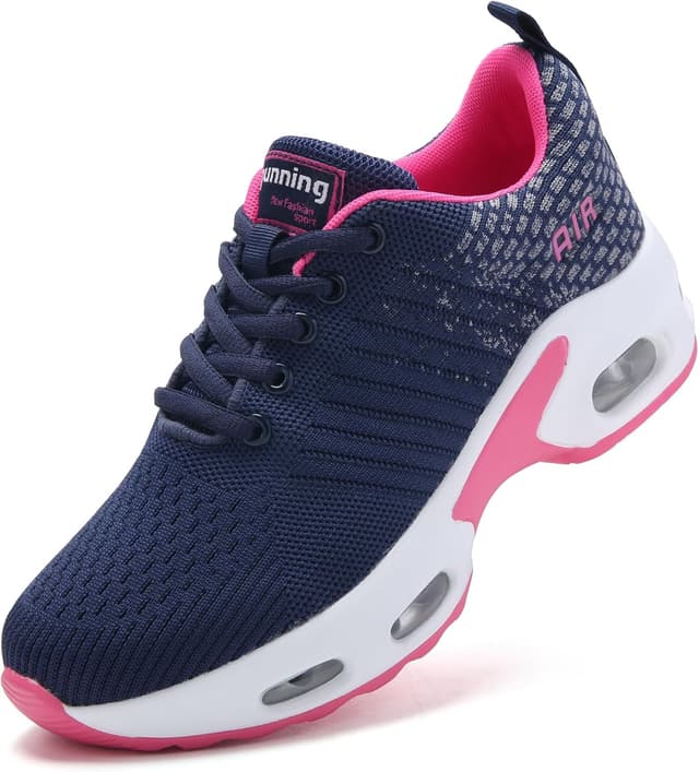 Detalle de HJJ Womens Air Cushion Arch Support Memory Foam Trainers