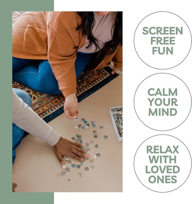 Thumbnail 5 de Theo's Puzzles Birth Month Flower 1000-piece Puzzle 🧩