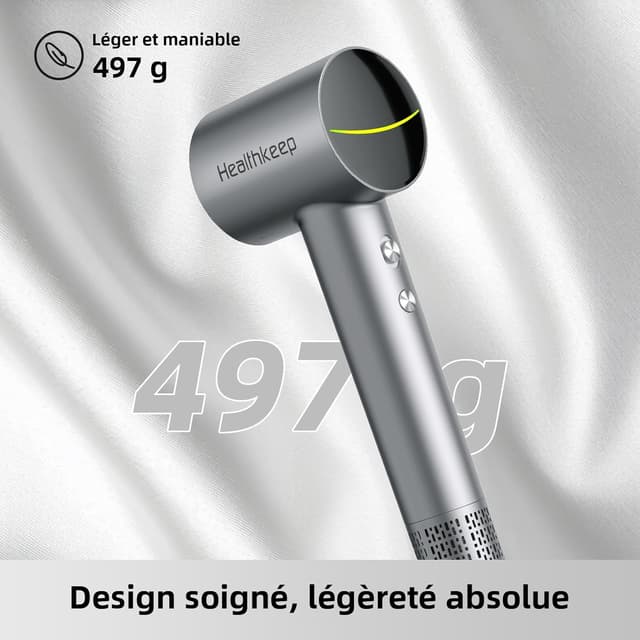 Detalle 2 de Healthkeep sèche-cheveux ionique 1500 W