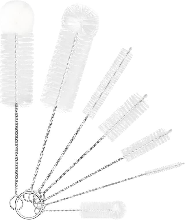 Detalle de YUNGMAX Long Bottle Cleaner Brush Set 7Pcs