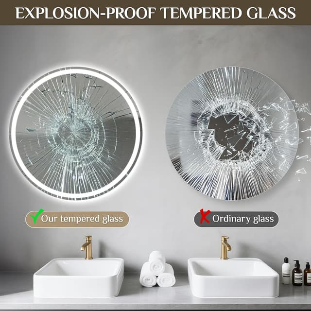 Thumbnail 1 de Clevich Specchio da Bagno LED Rotondo 60 cm con luci dimmerabili đŞ