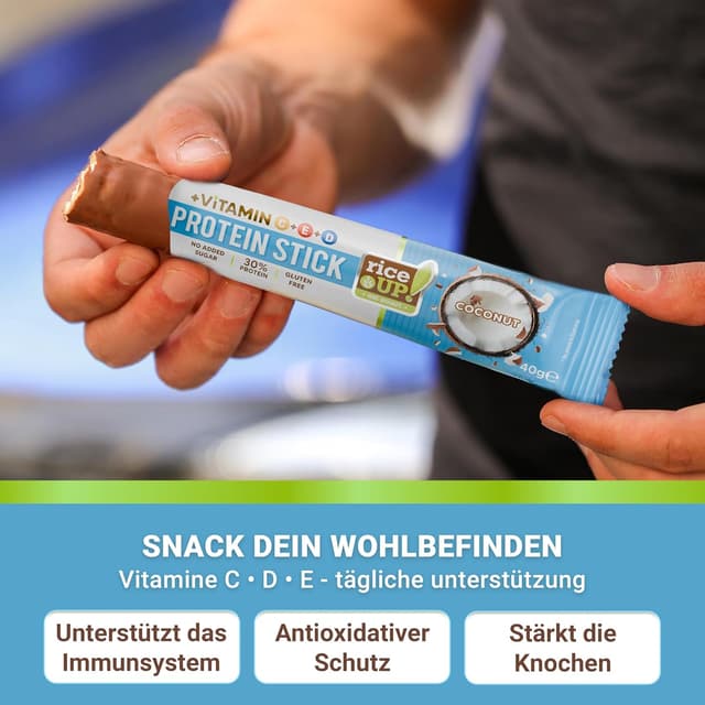 Thumbnail 5 de RiceUP! Vitamin Protein Bar Coconut 30% 🍫