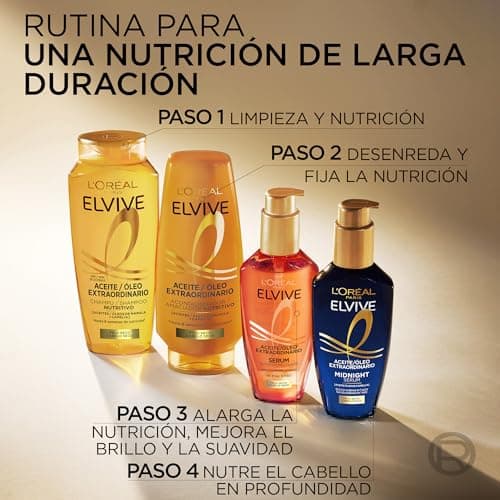 Detalle 2 de L'Oréal Paris Elvive Aceite 100 ml para pelo seco