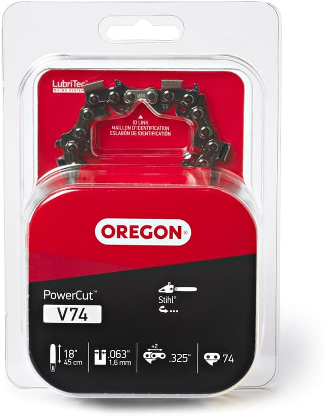 Imagen de Oregon V74 PowerCut chaîne 74 maillons 45,7 cm en OfertitasTOP