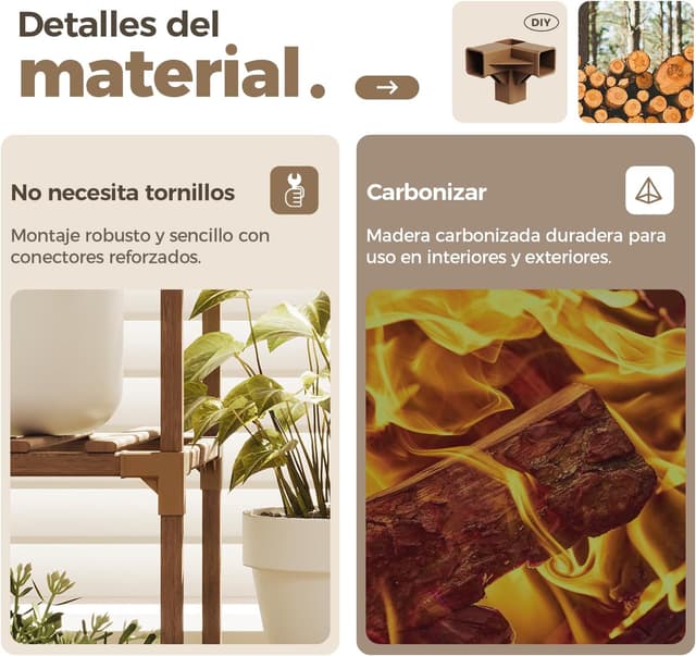 Thumbnail 5 de Bamworld Soportes para plantas 7 macetas