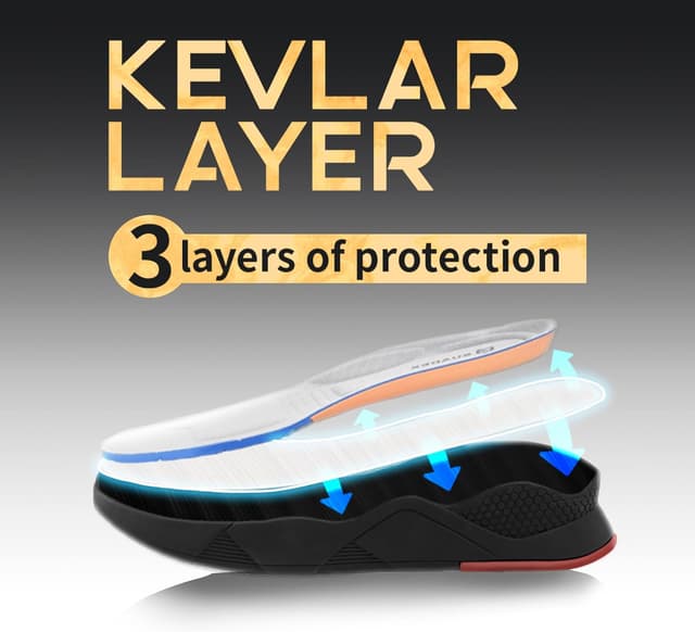 Detalle de SUADEX steel toe cap trainers for men and women – lightweight, puncture-resistant safety work shoes