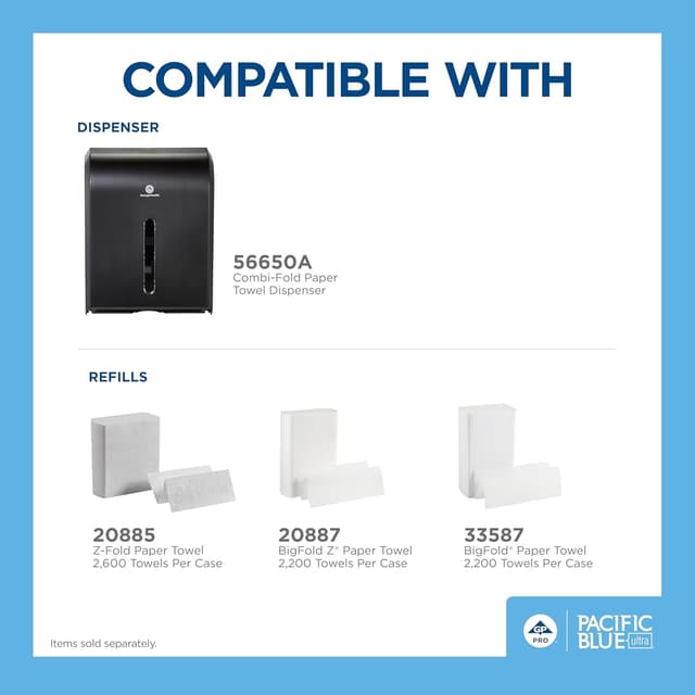 Thumbnail 5 de Georgia-Pacific Pacific Blue Ultra Z-Fold 2200 🧻