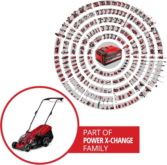 Thumbnail 1 de Einhell Akku-Rasenmäher GE-cm 36/36 Li Kit Power X-Change (36 V, 36 cm Schnittbreite) mit 2x 4,0 Ah Akku