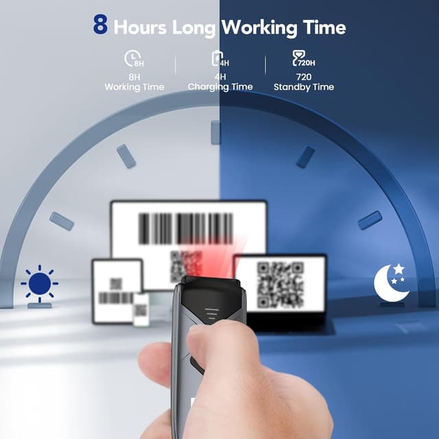 Thumbnail 4 de Eyoyo Mini scanner 2D Bluetooth 450 mAh