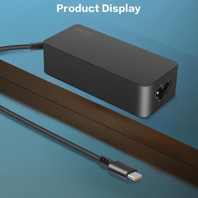 Detalle de YIDODA 65W USB-C Laptop-Ladegerät (ADLX65YDC2A) für Lenovo ThinkPad/Yoga/Chromebook
