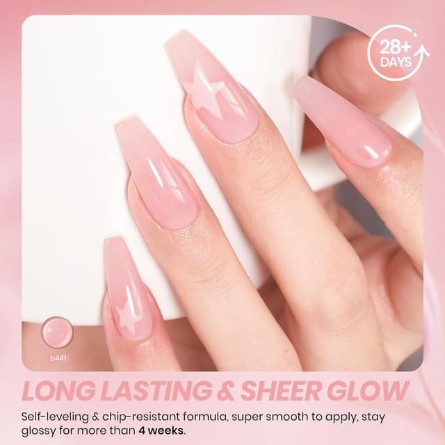 Detalle de Beetles UV-Gel Nagellack Nude Cremebraun, 15 ml (LED/UV-Lampe erforderlich) – Gel-Nagellack für DIY & Heimmaniküre