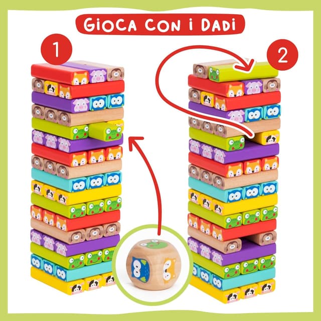 Thumbnail 2 de Nene Toys Torre Magica in Legno 4‑in‑1