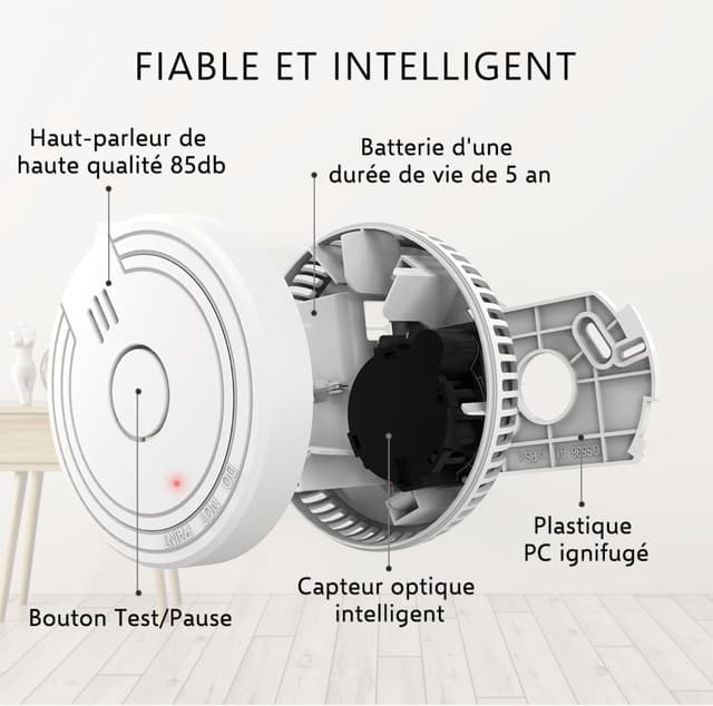 Thumbnail 6 de ELRO FS1805 Kit alarme de fumée 2 pièces 5 ans