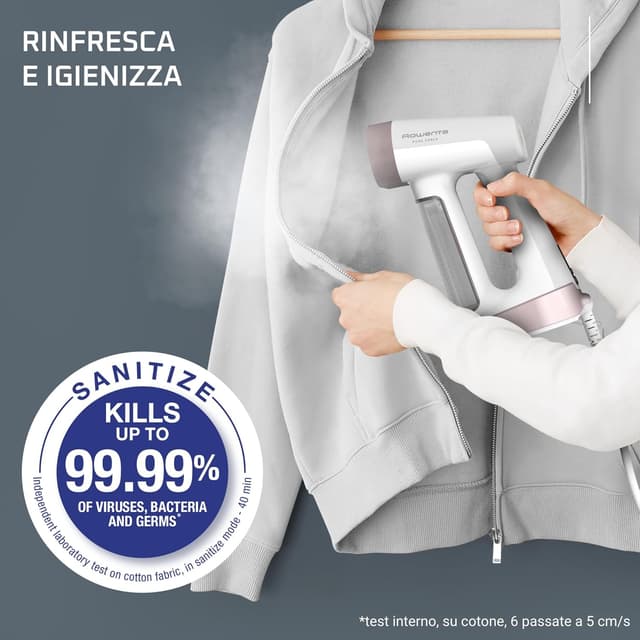 Thumbnail 6 de Rowenta Pure Force DR8720F0, ferro da stiro 2-in-1 verticale e orizzontale con vapore rapido