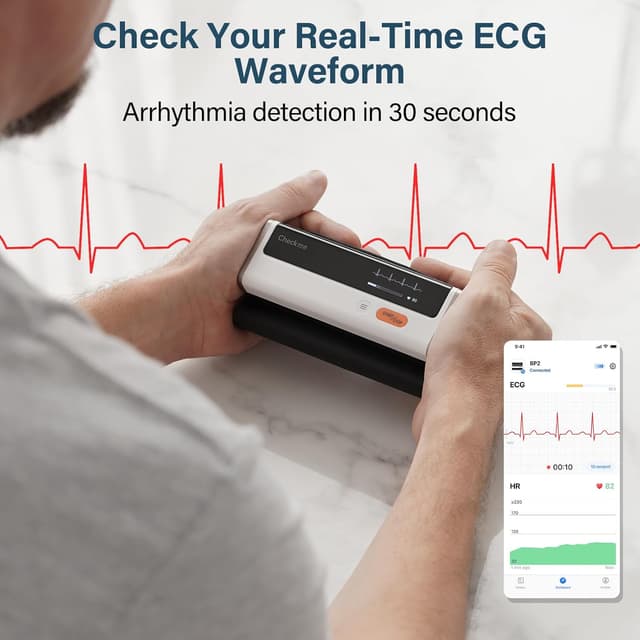 Detalle de CheckMe Armfit Plus Blutdruckmessgerät mit EKG und Bluetooth