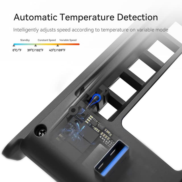 Thumbnail 4 de Lüfter für PS5 Slim 3‑Lüfter leise