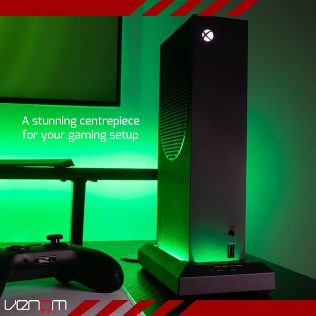 Detalle de Venom LED light-up console stand for Series S