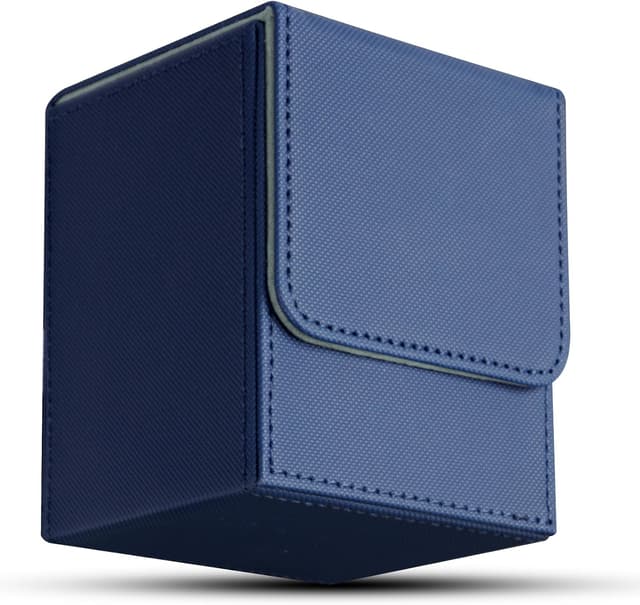 Detalle de Boîte de rangement cartes Yu-Gi-Oh, PU, bleu-gris